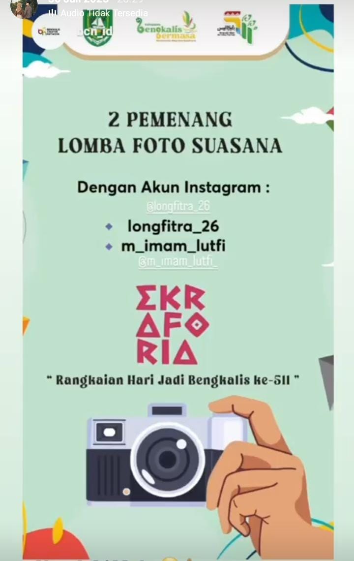 EKRAVORIA "Rangkaian Hari Jadi Bengkalis ke-511"