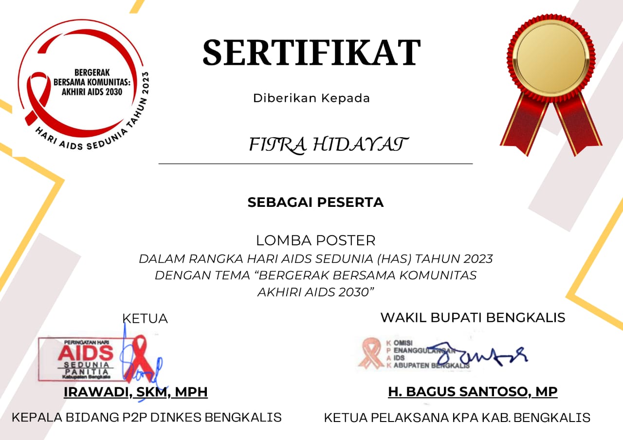 Lomba Poster Dalam Rangka Hari Aids Sedunia (HAS) Tahun 2023 Dengan Tema “Bergerak Bersama Komunitas Akhiri Aids 2030”