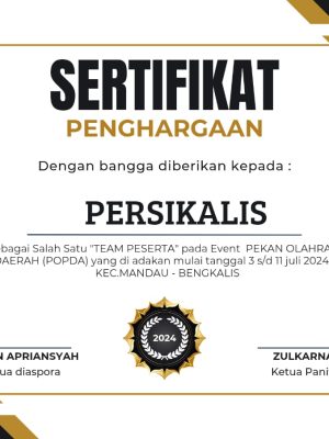 "TEAM PESERTA" pada Event PEKAN OLAHRAGA DAERAH (POPDA)