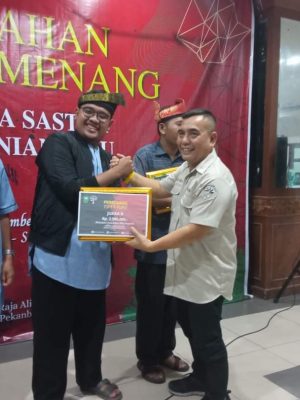 Juara 2 Laman Cipta Sastra Puisi Se-Riau Oleh Dewan Kesenian Riau Tahun 2022